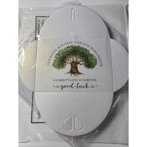 25 Ct Small Ticket Holder Envelopes w/Heart Shaped Clasp - Family's Love Is 4eva